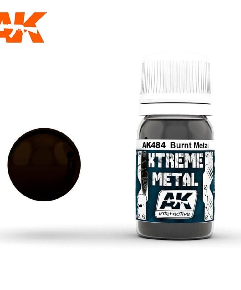 AK Interactive AK484 Xtreme Metal Burnt Metal 30ml