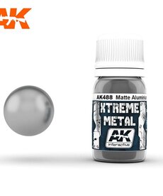 AK Interactive AK488 Xtreme Metal Matte Aluminium 30ml