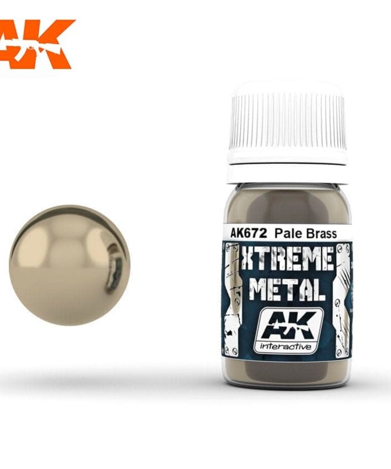 AK Interactive AK672 Xtreme Metal Pale Brass 30ml