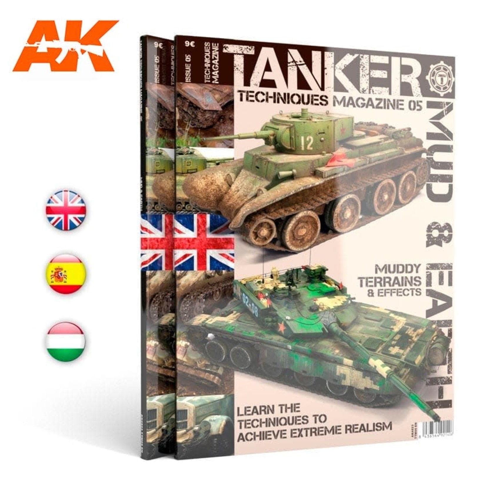 AK Interactive AK Interactive Tanker 05 - Mud & Earth - English