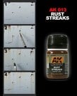 AK Interactive AK013 Weathering Effects Rust Streaks 35ml