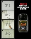 AK Interactive AK014 Weathering Effects Winter Streaking Grime 35ml