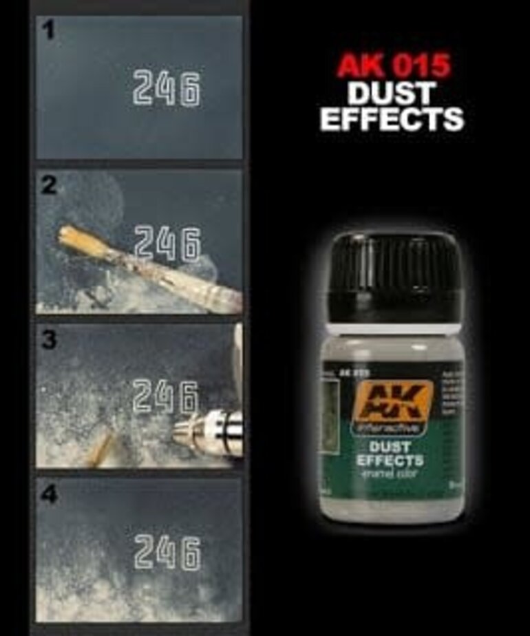 AK Interactive AK015 Weathering Effects Dust Effects 35ml