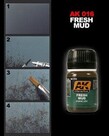AK Interactive AK016 Weathering Effects Fresh Mud 35ml