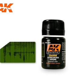 AK Interactive AK024 Weathering Effects Dark Streaking Grime 35ml