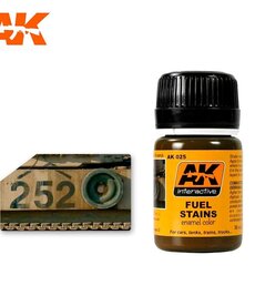 AK Interactive AK025 Weathering Effects Fuel Stains 35ml