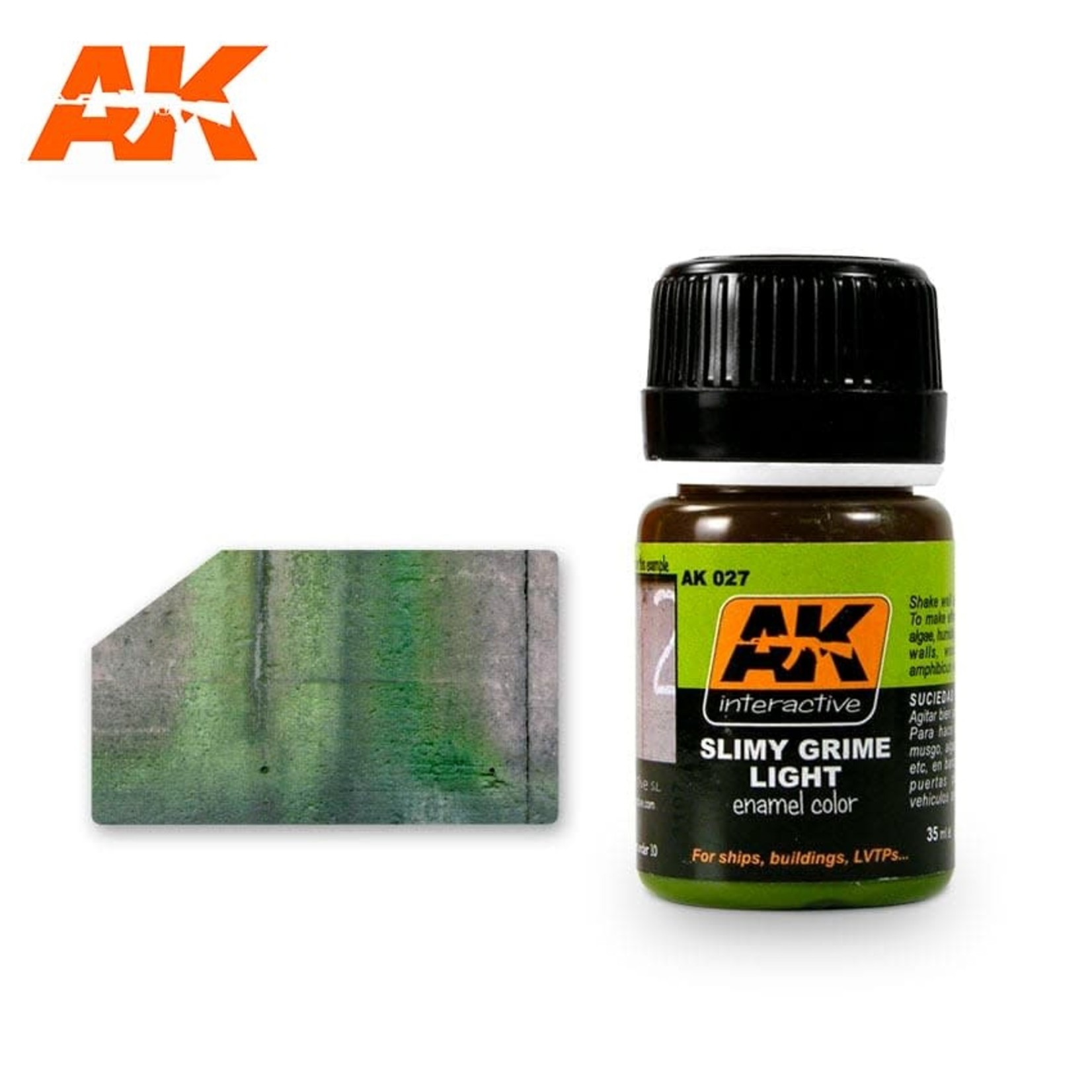 AK Interactive AK027 Weathering Effects  Slimy Grime Light 35ml