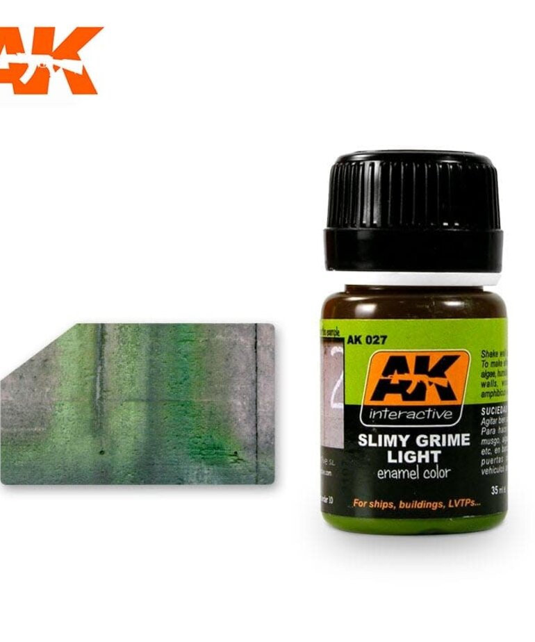 AK Interactive AK027 Weathering Effects  Slimy Grime Light 35ml