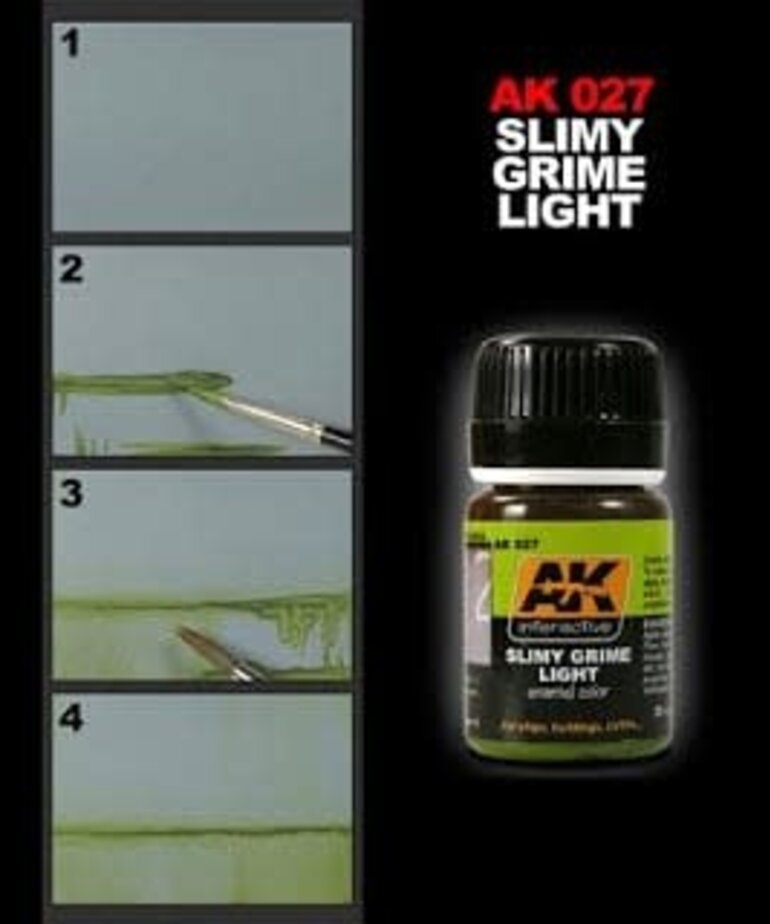 AK Interactive AK027 Weathering Effects  Slimy Grime Light 35ml