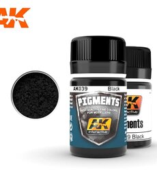 AK Interactive AK039 Pigments  Black 35ml AK Interactive AK039 Pigments  Black 35ml