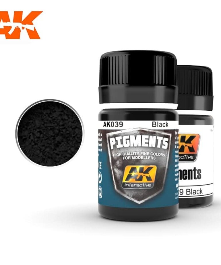 AK Interactive AK039 Pigments  Black 35ml