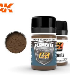 AK Interactive AK042 Pigments European Earth 35ml AK Interactive AK042 Pigments European Earth 35ml