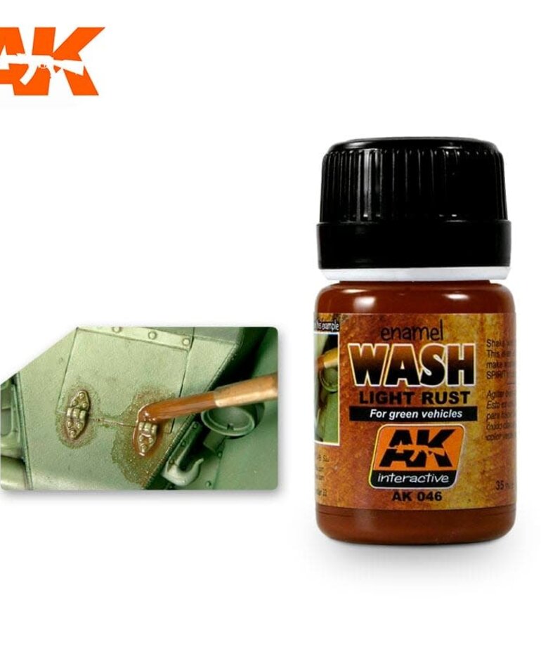 AK Interactive AK046 Weathering Effects Wash Light Rust 35ml
