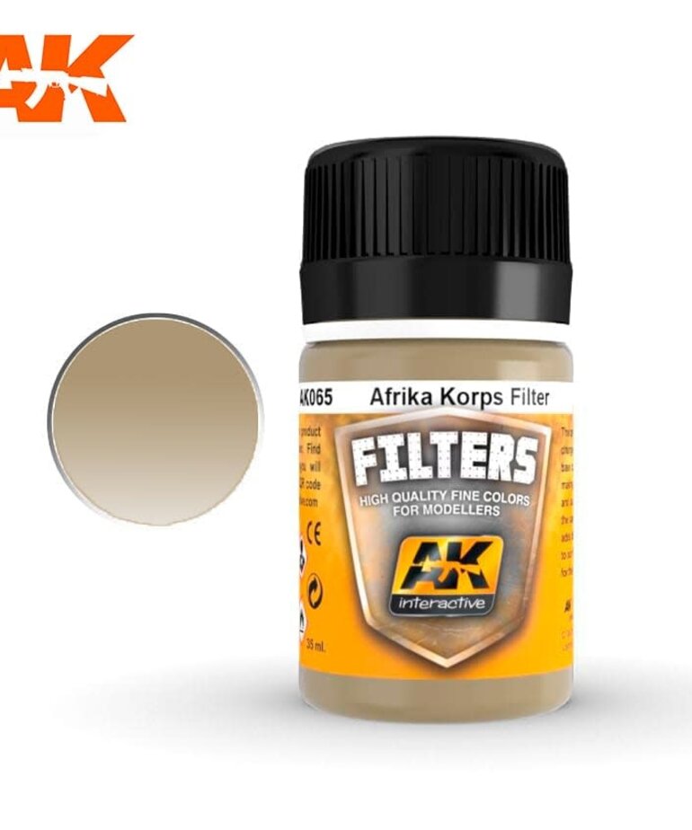 AK Interactive AK065 Weathering Effects Filter Afrika Korps 35ml