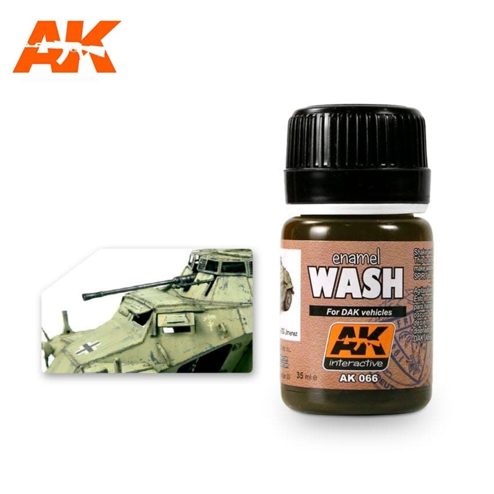 AK Interactive - Dark Yellow Wash # 00300