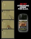 AK Interactive AK067 Weathering Effects Streaking Grime for DAK Vehicles 35ml