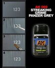 AK Interactive AK069 Weathering Effects Streaking Grime for Panzer Grey 35ml