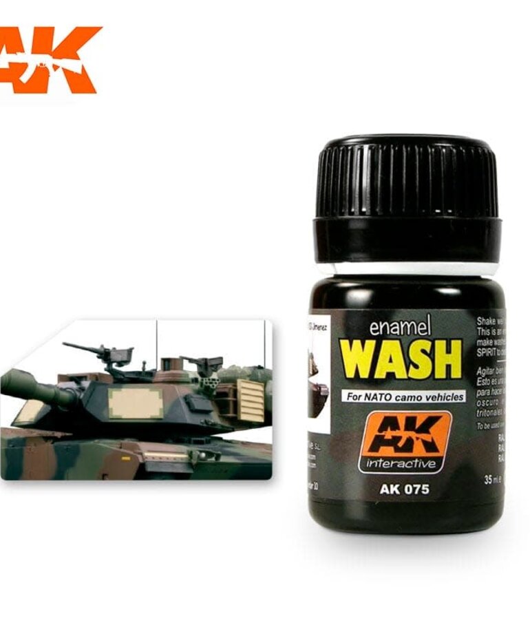 AK Interactive AK075 Weathering Effects Wash for NATO Camo Vehicles 35ml