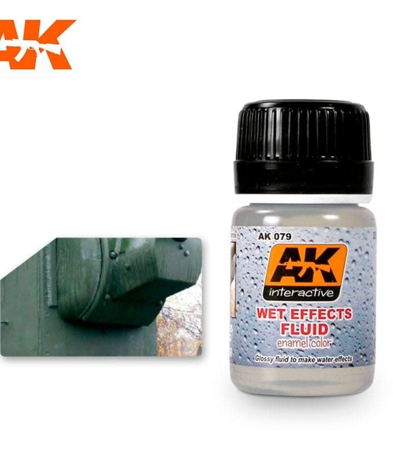 AK Interactive AK079 Weathering Effects Wet Effects Fluid 35ml