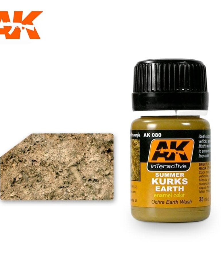 AK Interactive AK080 Weathering Effects Summer Kursk Earth 35ml