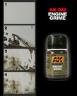 AK Interactive AK082 Weathering Effects Engine Grime 35ml