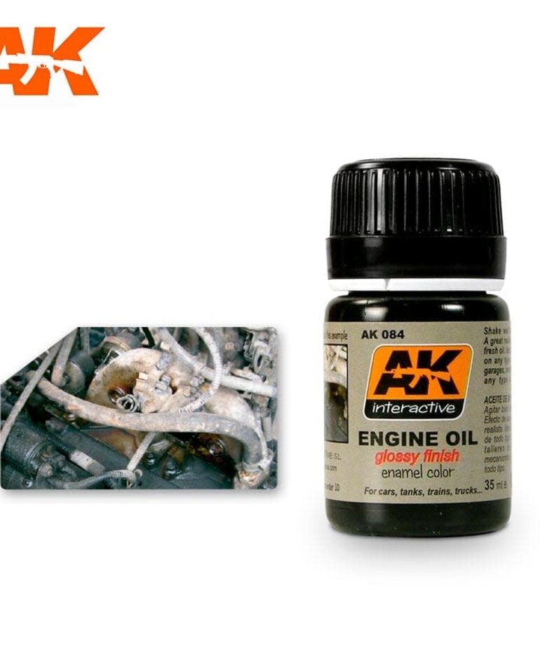 AK Interactive AK084 Weathering Effects Engine Oil Glossy Finish  35ml