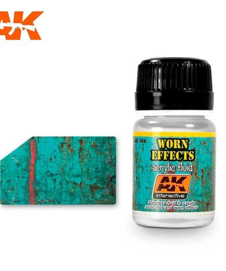 AK Interactive AK088 Weathering Effects Worn Effects Acrylic Fluid 35ml