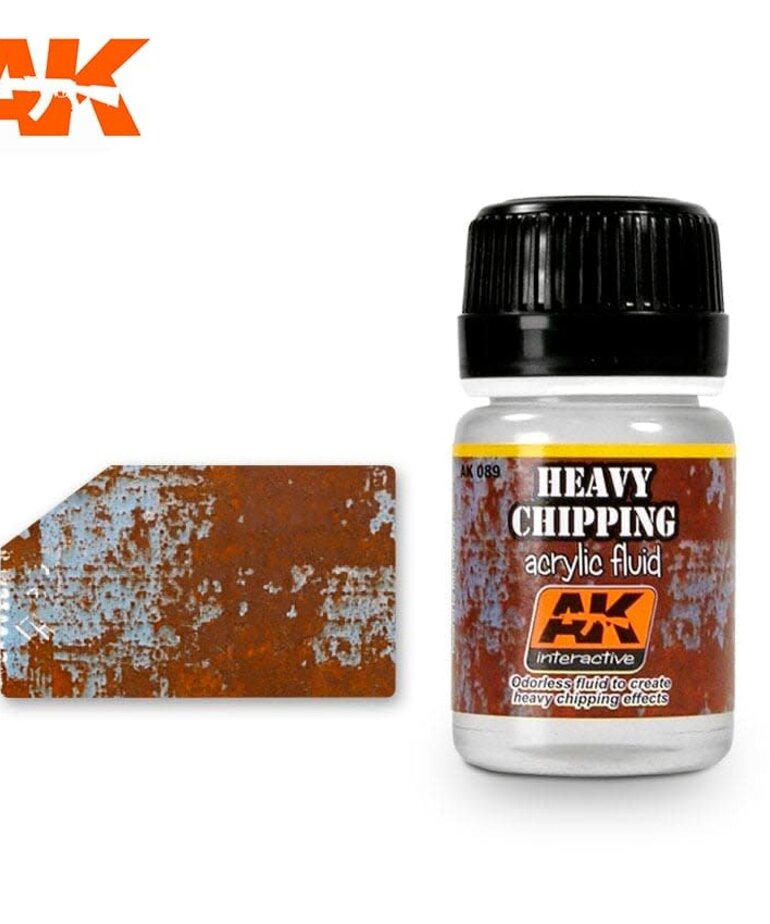 AK Interactive AK089 Weathering Effects Heavy Chipping Acrylic Fluid 35ml