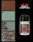 AK Interactive AK089 Weathering Effects Heavy Chipping Acrylic Fluid 35ml