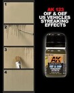 AK Interactive AK123 Weathering Effects OIF & OEF Streaking Effects 35ml
