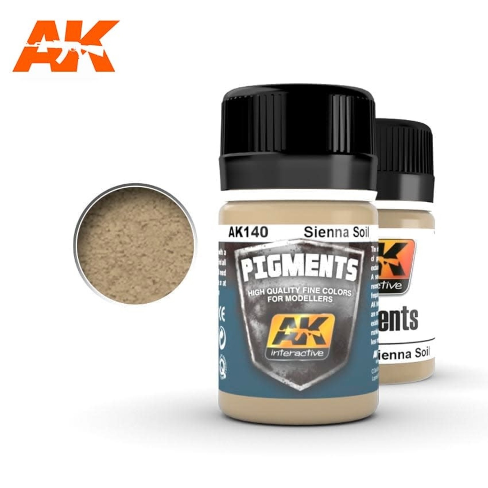 AK Interactive AK140 Pigments Sienna Soil 35ml