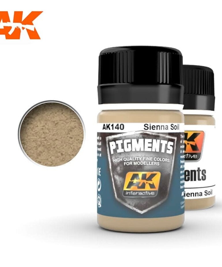 AK Interactive AK140 Pigments Sienna Soil 35ml