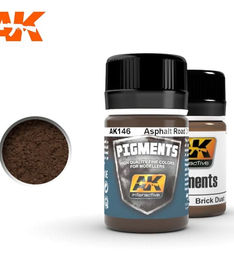AK Interactive AK146 Pigments Asphalt Road Dirt 35ml