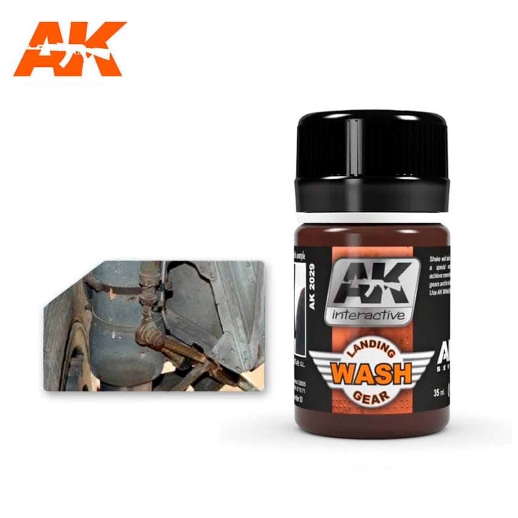 AK Interactive AK2029  Weathering Effects Wash Landing Gear 35ml