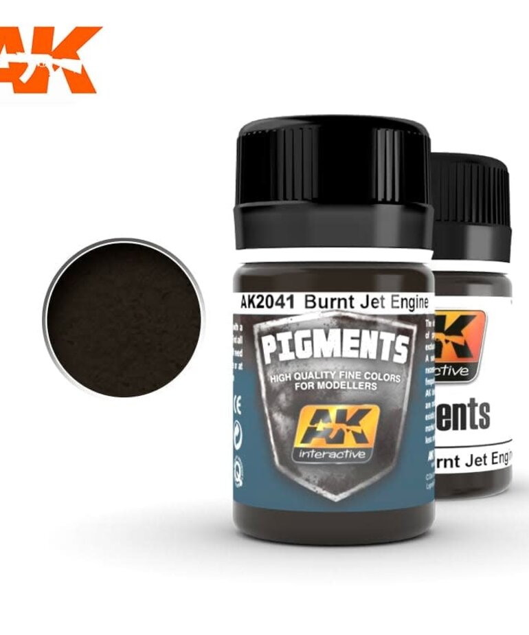 AK Interactive AK2041 Pigments Burnt Jet Engine 35ml