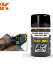 AK Interactive AK2071 Weathering Effects Paneliner for Brown & Green Camouflage 35ml