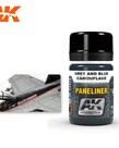 AK Interactive AK2072 Weathering Effects Paneliner for Grey & Blue Camouflage 35ml