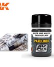 AK Interactive AK2074 Weathering Effects Paneliner for White & Winter Camouflage 35ml