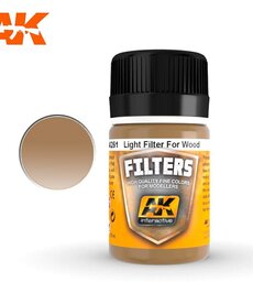 AK Interactive AK261 Weathering Effects Light Filter for Wood 35ml