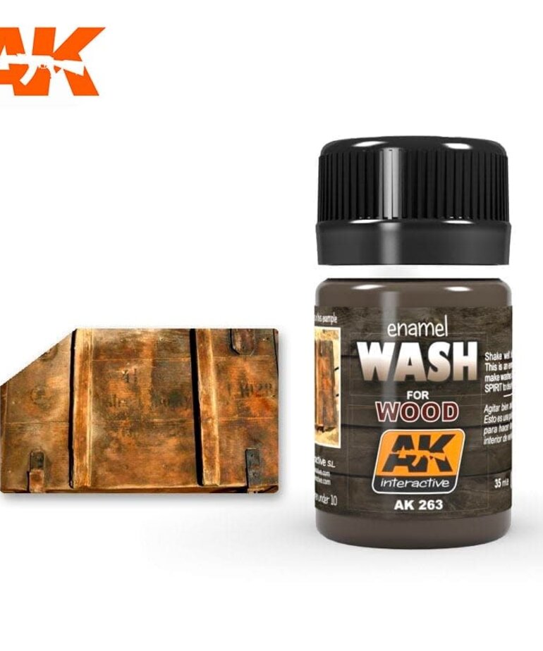 AK Interactive AK263 Weathering Effects Wash for Wood 35ml
