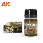 AK Interactive AK300 Weathering Effects Wash for German Vehicles Dark Yellow 35ml