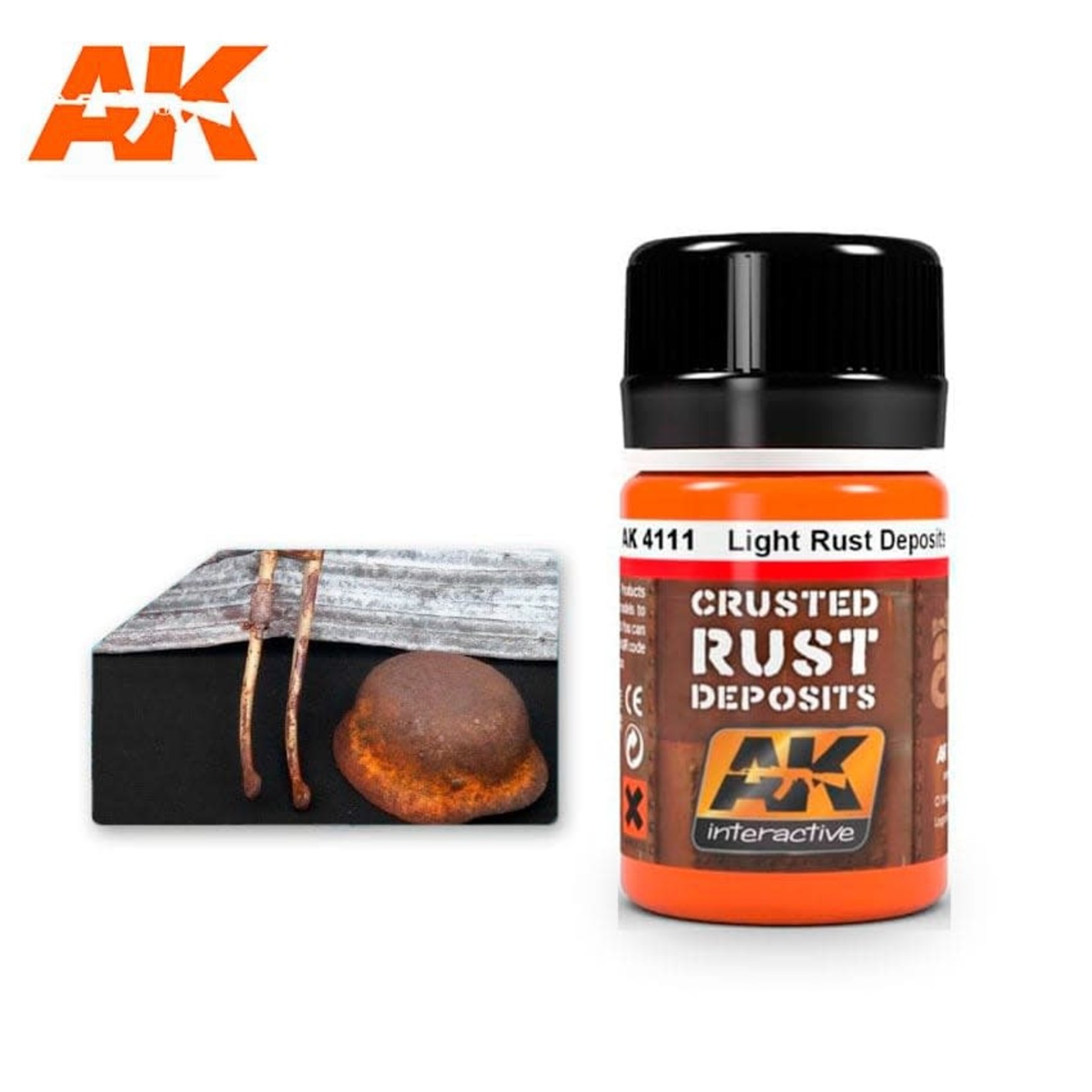 AK Interactive AK4111 Weathering Effects Light Rust Deposit 35ml