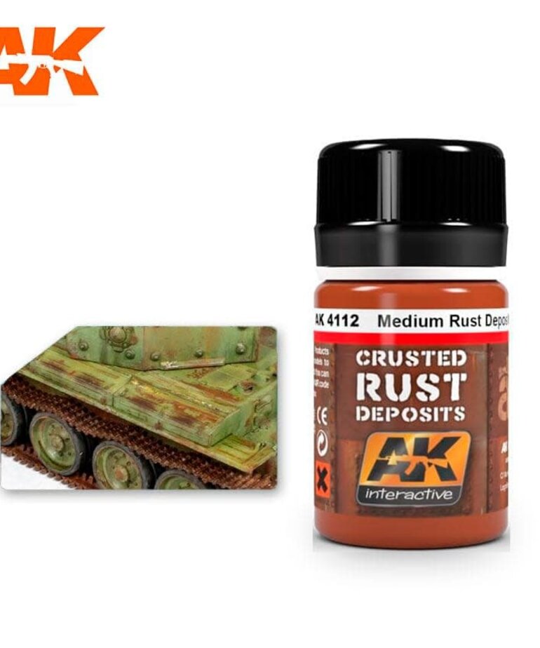 AK Interactive AK4112 Weathering Effects Medium Rust Deposit 35ml