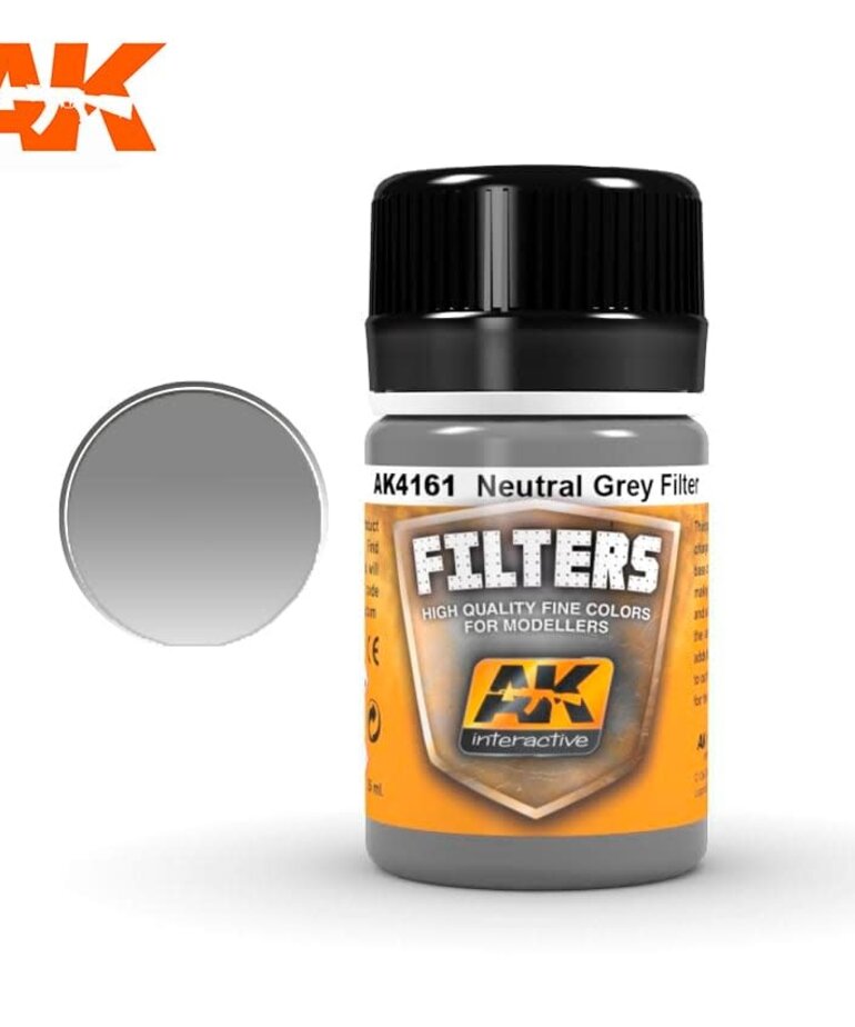 AK Interactive AK4161 Weathering Effects Neutral Grey Filter 35ml