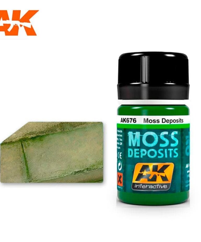 AK Interactive AK676 Weathering Effects Moss Deposit 35ml