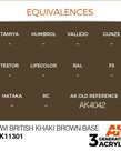 AK Interactive AK11301 3G AFV WWI British Khaki Brown Base 17ml