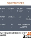 AK Interactive AK11303 3G AFV WWI French Artillery Grey 17ml