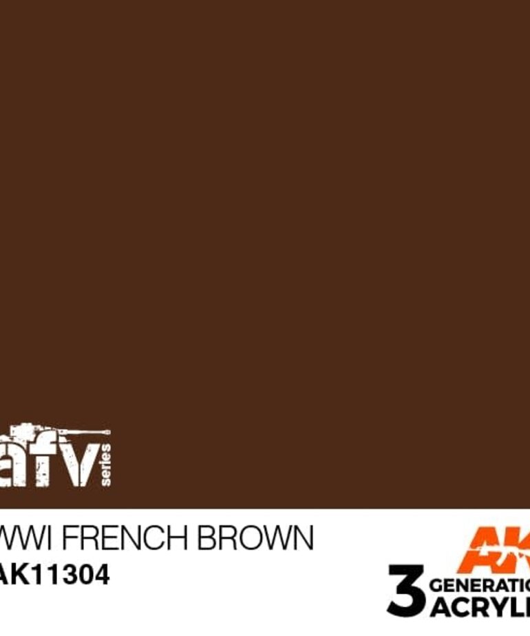 AK Interactive AK11304 3G AFV WWI French Brown 17ml
