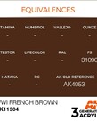 AK Interactive AK11304 3G AFV WWI French Brown 17ml