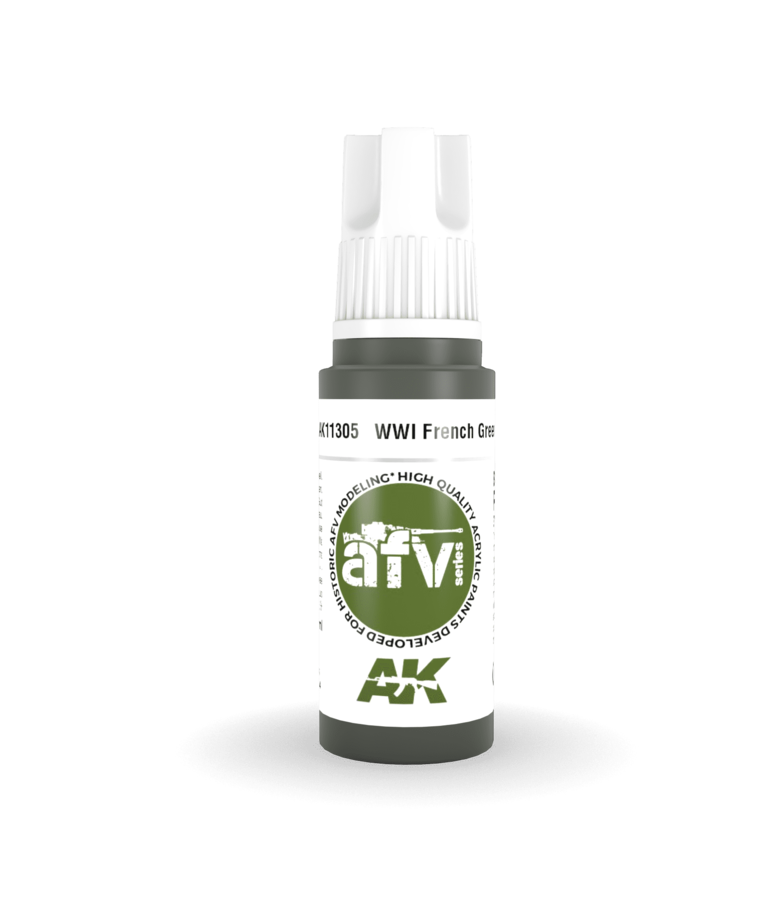 AK Interactive AK11305 3G AFV WWI French Green 1 17ml